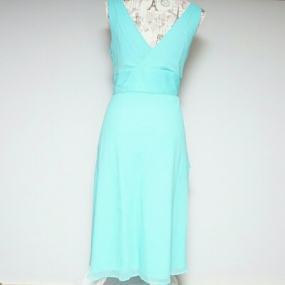 Aqua blue J Crew dress - Picture 2 of 2